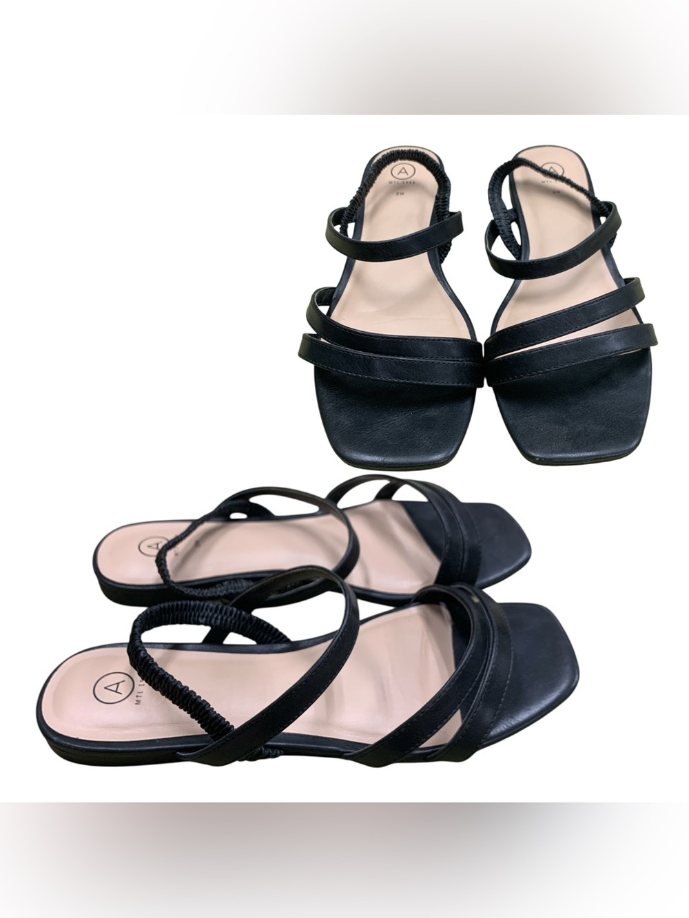 MTL 1980 Black Strappy Sandals S9W